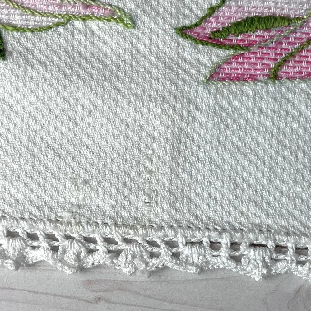 Handcrafted vintage embroidered